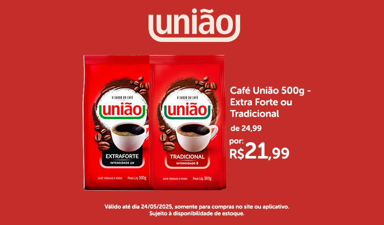 Café Uniaão até 24/05